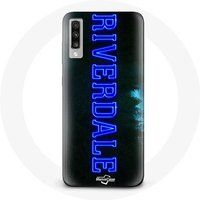 Riverdale Hoesje voor Samsung Galaxy A70 Blauw Logo Maniacase