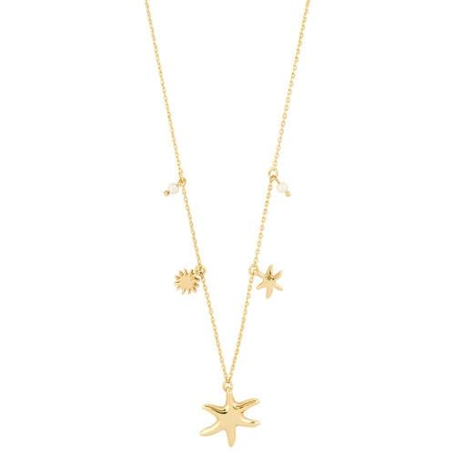 PILGRIM gold plated ketting Prism