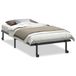 vidaXL Cadre de lit pliant - Noir - 107x203 cm - Acier