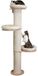 Poteau griffoir chat 187 cm - Massif - Coussin peluche - Beige