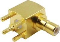 TRU COMPONENTS SMB-connector Stekker, inbouw horizontaal 50 Ω 1 stuk(s)