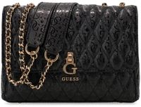 GUESS Tamara Convertible Crossbody Flap Black Zwart