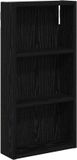 vidaXL Badkamer wandkast Zwarte Eik 30 x 10 x 60,5 cm