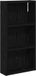 vidaXL Badkamer wandkast Zwarte Eik 30 x 10 x 60,5 cm