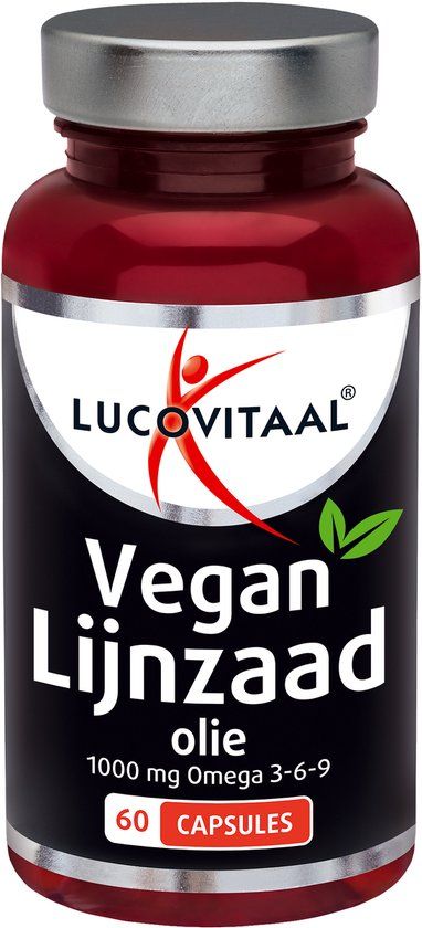 Lucovitaal Vegan Lijnzaad Olie Capsules 60CP