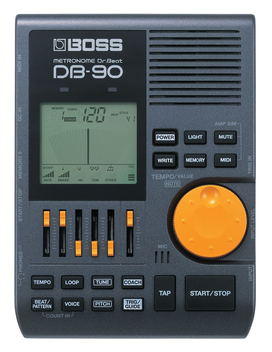 Boss DB-90 Dr. Beat metronoom voor drums - Zwart