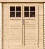 Timbela Houten tuinhuis M309F+M309G - 3,53 m² - 204x204x206 cm - met vloer