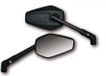 HIGHSIDER Jeu d'extensions de rétroviseur Smart, noir (jeu de 2)