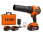 FlinQ Handblazer Premium - Draadloze Bladblazer met accu - Multi inzetbaar - Borselloze Motor - incl 2 accu's & oorbeschermers