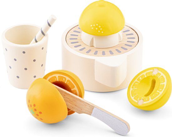 New Classic Toys Houten Speelgoed Citrus Pers - Inclusief Accessoires - 3+ jaar