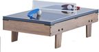 Vevor 4-in-1 Combo Game Table Set Airhockeytafel (81 cm), Multi-Combinatietafel met Poolbiljart & Hockey & Tafelvoetbal & Pingpong & Pushers & Pucks, voor Kinderen Familie Speelkamer Kantoor