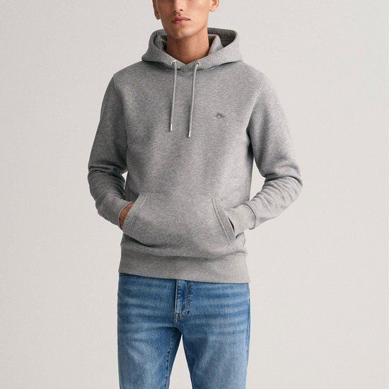 Shield Hoodie Heren - Maat L - Grijs