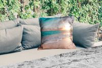PillowMonkey Outdoor Cushion - Sunset Beach - 50x50 cm