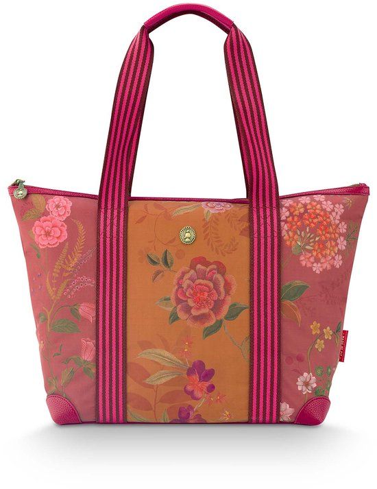 Pip Studio Tilda Reistas Dames Weekendtas Bodhi Flower Roze 47x17x37cm