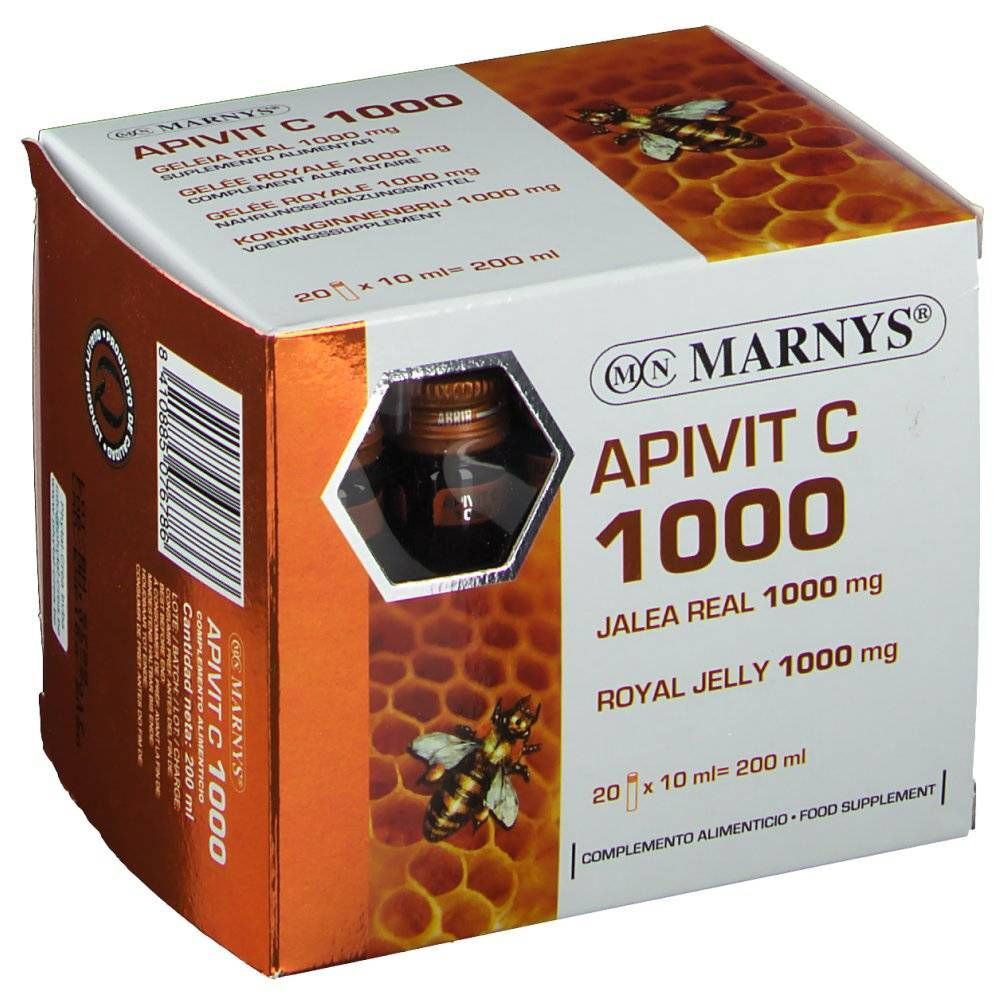 Marnys Marnys Apivit C 1000 mg 20 x 10 ml ampoules