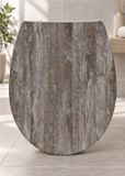 CEDO Siège de toilette Icebrown Souple - Houtlook Bruin