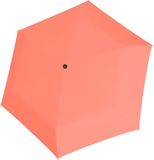 Doppler Fiber Mini Compact Zak paraplu 16 cm - 93cm Diameter - neon coral