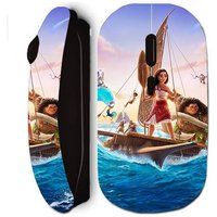 Vaiana 2 Crew Disney Anime Draadloze Zwarte Muis