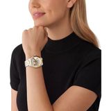 Michael Kors Slim Runway Dameshorloge Goud/Zilver Met Cyrkonia's