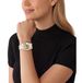 Michael Kors Slim Runway Dameshorloge Goud/Zilver Met Cyrkonia's