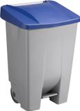 Sunware Afvalcontainer/rolemmer - pedaalemmer Basic - blauw - 80 liter