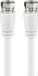 Goobay 58818 coax-kabel 5 m F-type Wit