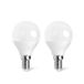 VoltShine LED G45 E14 4,9W - 2 stuks