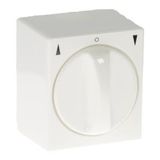 Enzo Opbouw jaloezie-draaischakelaar wit - 4660110