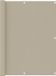 vidaXL Balkonscherm 120x600 cm Oxford Stof Beige