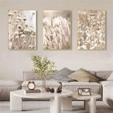 Poster décoratif mural - Paysage moderne avec des plantes en rotin - 20x30 cm