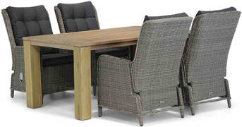 Garden Collections Kingston/Brighton 200 cm dining tuinset 5-delig