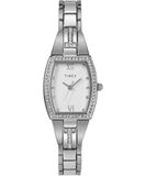 Timex Main Street Dameshorloge, 22 mm, Armband Van Legering, Wijzerplaat, Zilverkleurige Kast, TW2W95600