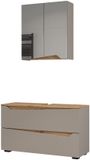 Vicco Badkamermeubelset Marelle, Grijs/Artisanaal eiken, 2 delen