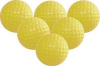 Longridge Distance golfbal (6 stuks) - geel
