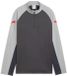 Puma individualliga 1/4 zip top jr Sweater voetbal train jongens Grijs