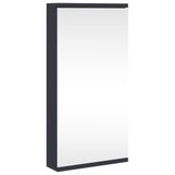 VidaXL Badkamerkast met spiegel 30x24x60 cm grijs