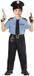 Widmann Politie & Detective Kostuum - Realistische Politieman - Jongen - Blauw, Zwart - Maat 104