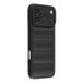 Veste matelassée Coque iPhone 17 Pro Max en TPU antichoc - Noir