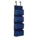 Premier Brands of America Premier Housewares 1901756 Hangende organizer met 4 niveaus, donkerblauw, 10 x 34 x 90 cm