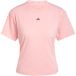 Adidas Performance Primelift Back-Cutout 3-Stripes T-Shirt - Dames - Roze