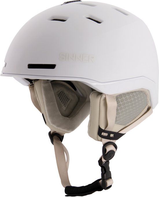 SINNER KAISER Unisex Skihelm - MATTE WHITE - Maat S (51-54 cm) - 2025/2026