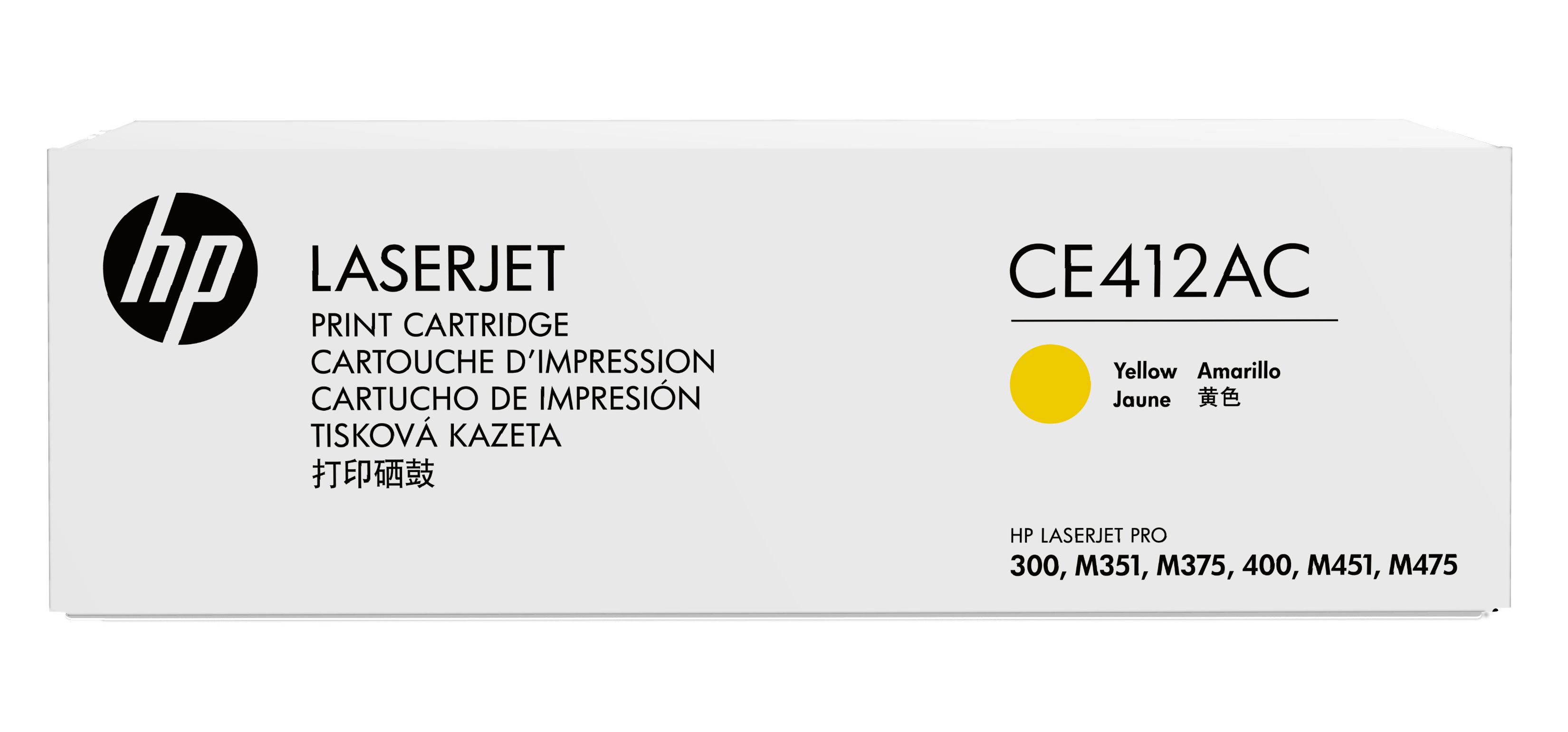 HP 305A Yellow Toner Cartridge (CE412AC) - LaserJet Compatible