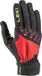 Leki Ultra Trail Storm Handschoenen Unisex Lange Vingers Zwart/Rood/Geel Maat 7