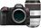 Canon EOS R5 C body + RF 70-200mm F/2.8 L IS USM logo