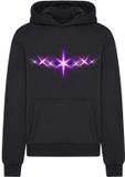 Mister Tee Starlights Fluffy Hoodie/trui Zwart XXL