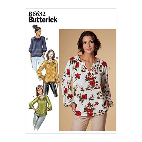Butterick Naaipatroon 6632 (E5) - Misses Top 14-22 B6632E5 14-22