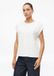 s.Oliver T-shirt ecru viscose ronde hals korte mouw 38