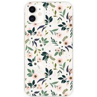 Apple iPhone 11 Flowers Bedrukt Siliconen Hoesje