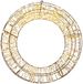 Anna's Collection Kerstkrans | 1800 LED | 58x12cm | Warm wit | Met timer