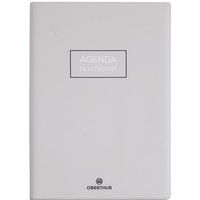 Oberthur Schoolagenda Cirrus-collectie september 2026 tot september 2027 12,5 x 17,5 cm lichtgrijs